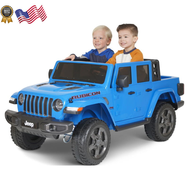 12V Battery Powered Gladiator Rubicon 2-Seater Ride-On Toy Blue Trend Times Variant 0