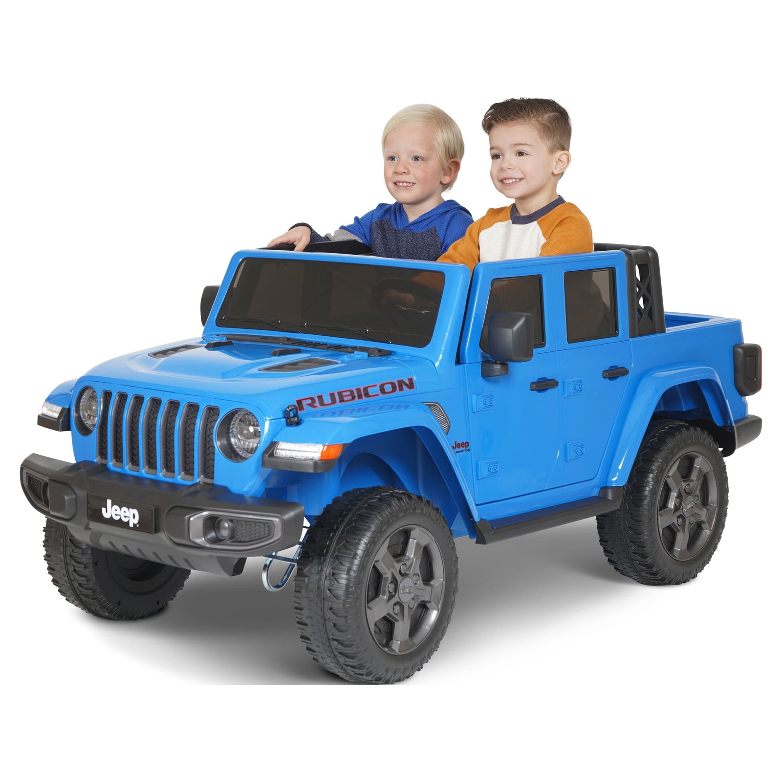 12V Gladiator Rubicon Battery-Powered 2-Seater Ride-On Vehicle in Blue Trend Times 0