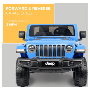 12V Gladiator Rubicon Battery-Powered 2-Seater Ride-On Vehicle in Blue Trend Times 8