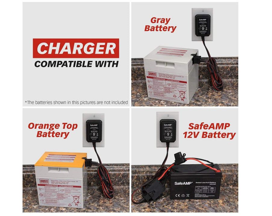 12V Gray and Orange Electric Ride-On with Battery, Charger, and Easy Power Wheels Trend Times 3