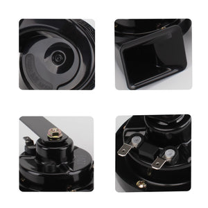 12V High Low Tone Super Loud Car Horn Kit with Relay Harness Waterproof Trend Times 4