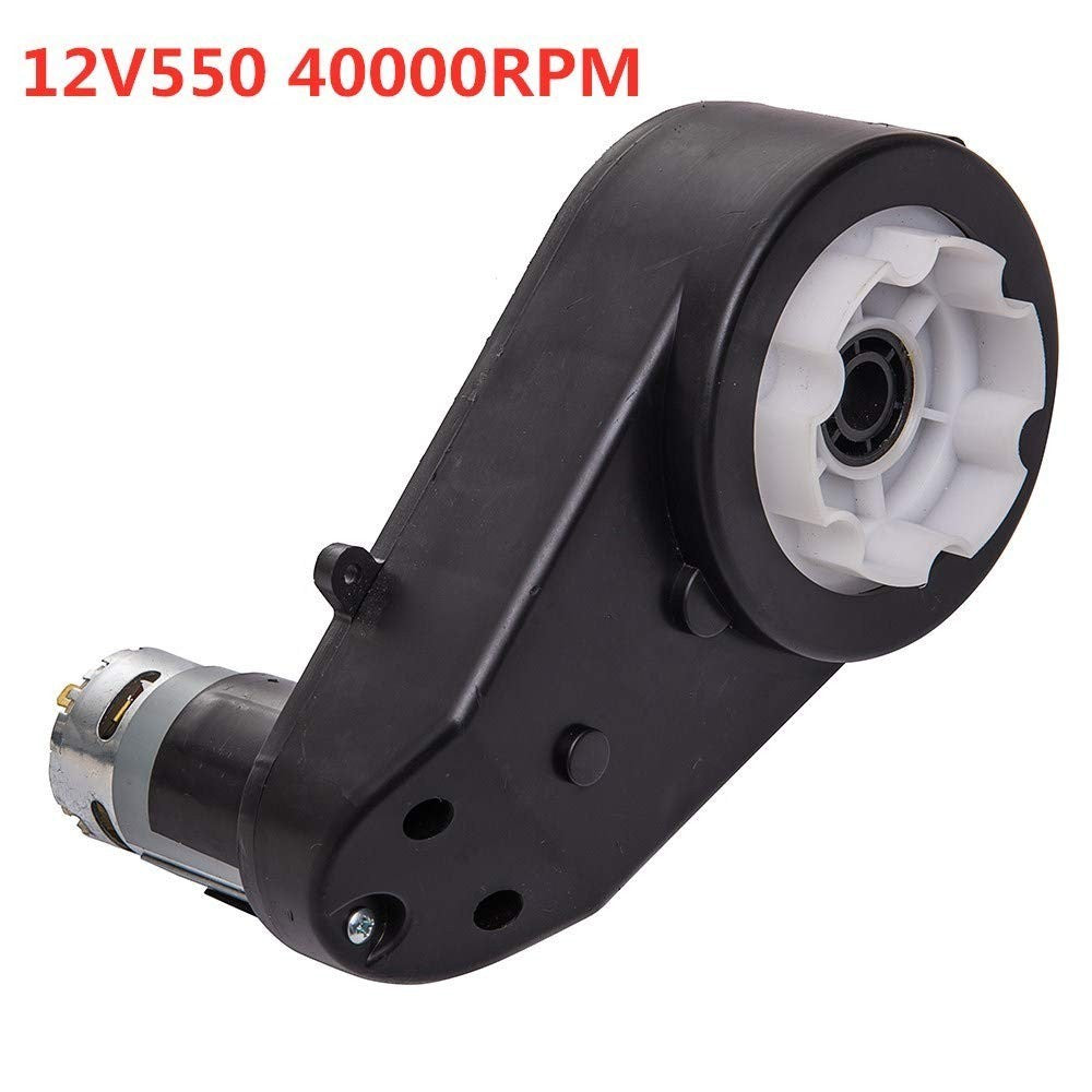 12V High-Speed Gearbox Motor with Quick-Change Connectors for Ride-On Toys Trend Times 5