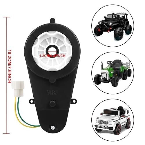12V High-Speed 40000RPM Motor Gearbox for Kids Ride-On Car Power Wheels Trend Times 5