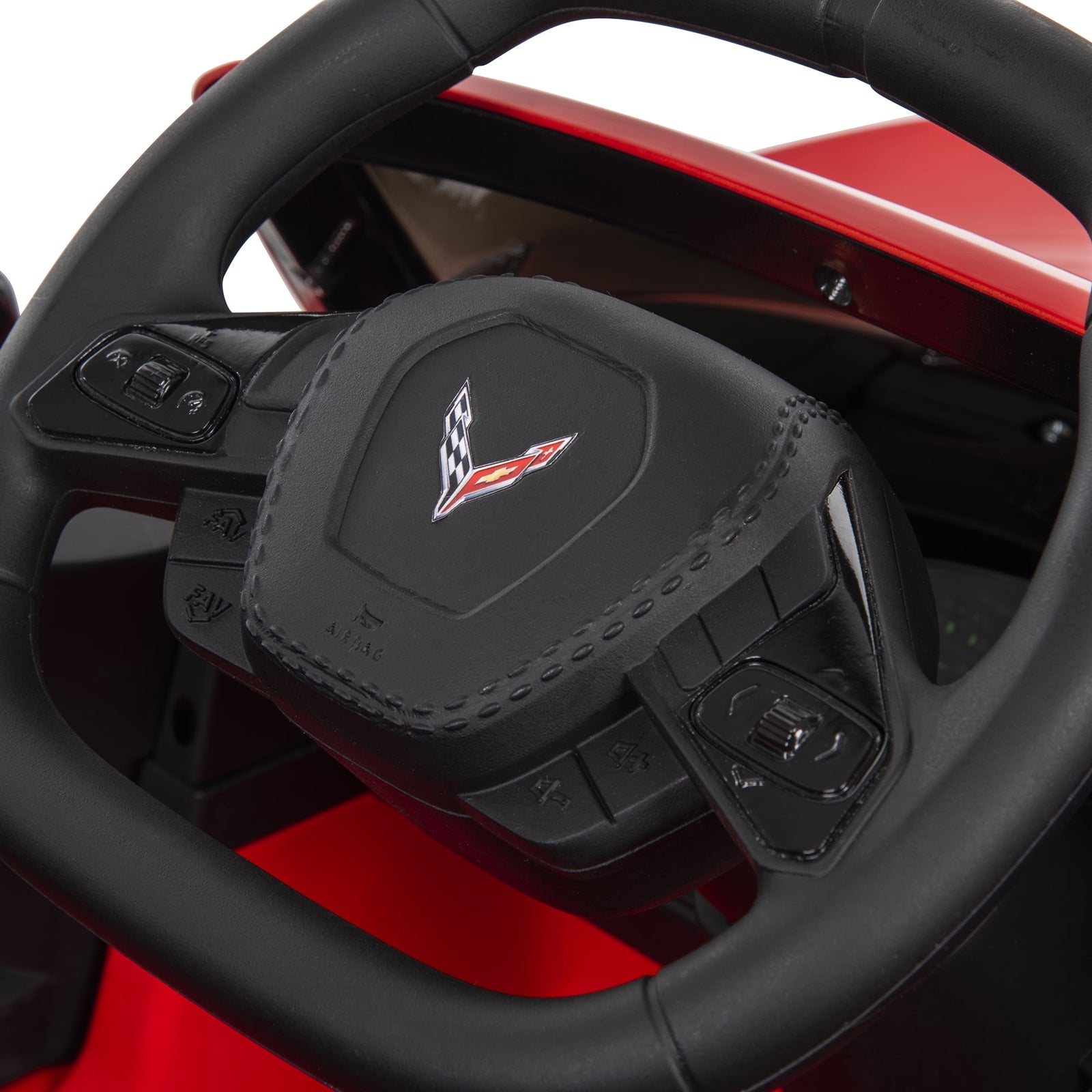 12V Battery-Powered Corvette Stingray Ride-On Car with Sounds for Kids Ages 3+ Trend Times 10