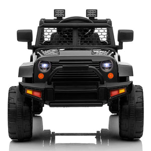 12V Kids Ride-On Jeep Car with Parent Remote Control, MP3 Input, LED Lights, and 3 Speed Settings Trend Times 9