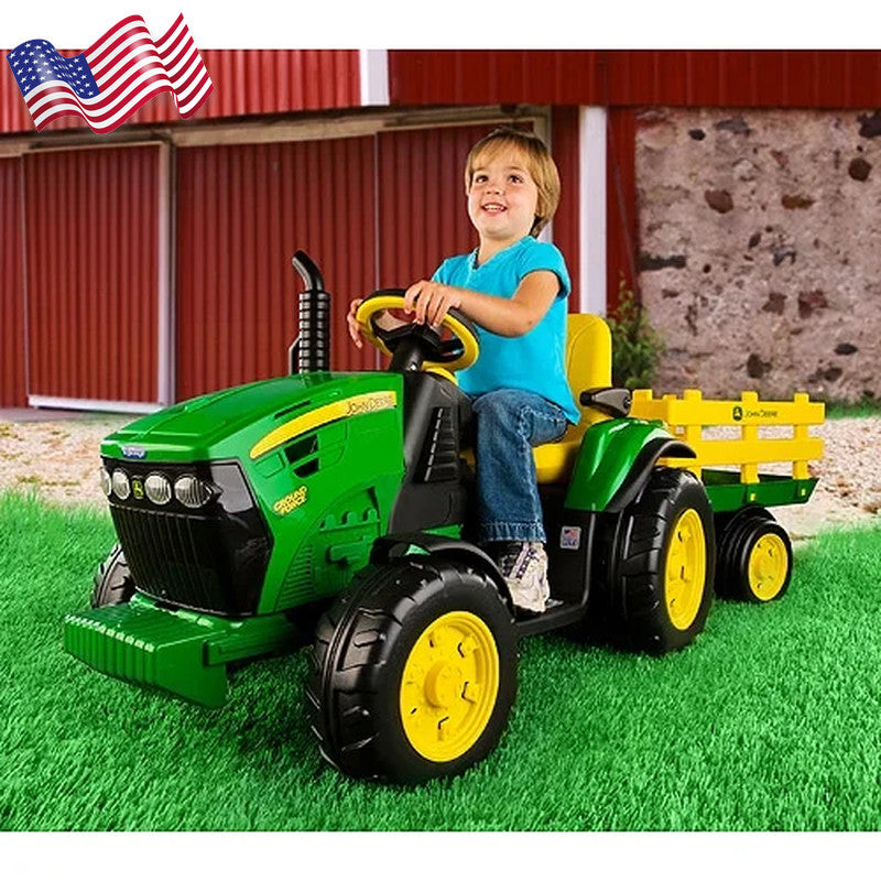 12V Ride-On Ground Force Tractor for Children Ages 3-7 Trend Times 1