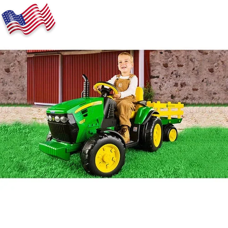 12V Ride-On Ground Force Tractor for Children Ages 3-7 Trend Times 2