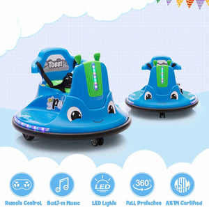 12V Electric Ride-On Bumper Car for Kids with 360-Degree Spin, Ages 3-8 Trend Times 11