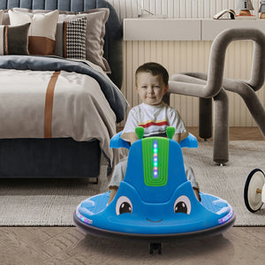12V Electric Ride-On Bumper Car for Kids with 360-Degree Spin, Ages 3-8 Trend Times 3