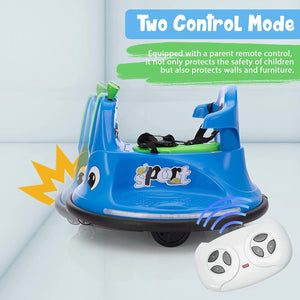 12V Electric Ride-On Bumper Car for Kids with 360-Degree Spin, Ages 3-8 Trend Times 5