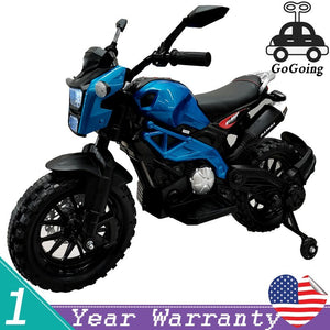12V Kids Ride-On Motorcycle Toy with Training Wheels, Speed 1.8-3.2 mph, Suitable for Ages 3+ Trend Times 1