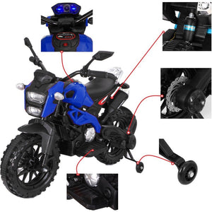 12V Kids Ride-On Motorcycle Toy with Training Wheels, Speed 1.8-3.2 mph, Suitable for Ages 3+ Trend Times 6