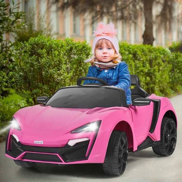 12V Kids Electric Ride-On Car with 2.4G Remote Control, Power Wheels, and Lights Trend Times 3
