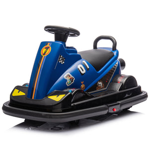 12V Ride-On Motorized Bumper Car for Kids Ages 3-5 with 360° Rotation and 1.55 MPH Speed Trend Times 21