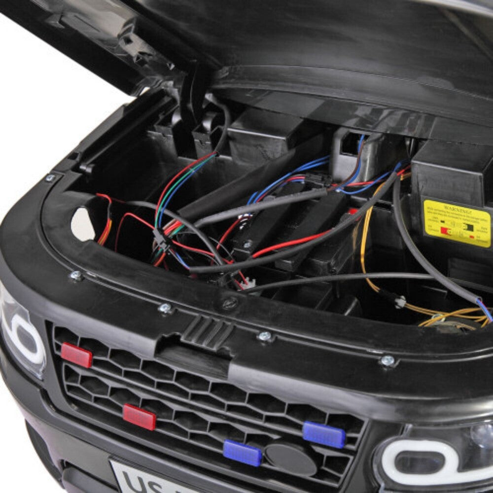 12V Electric Police Ride-On Car for Kids with Parental Remote Control and Battery Powered Trend Times 9
