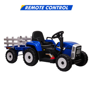 12V Electric Ride-On Tractor with Trailer and Remote Control for Kids Trend Times 12