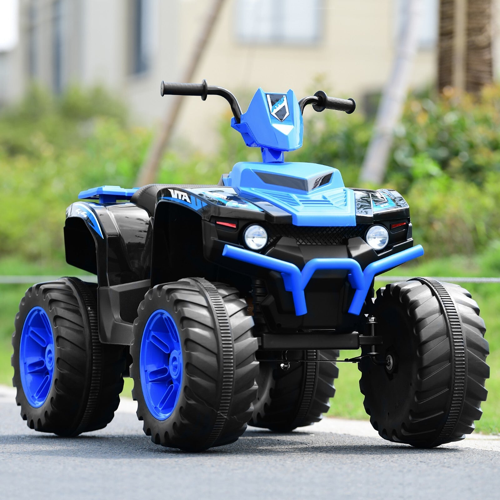 12V Kids 4-Wheeler ATV Quad Ride-On Car with LED Lights Trend Times 0