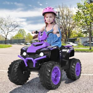 12V Kids 4-Wheeler ATV Quad Ride-On Car with LED Lights Trend Times 8