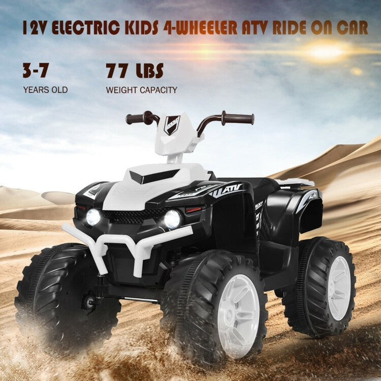12V Kids 4-Wheeler ATV Quad Ride-On Car with LED Lights and Music Toy Vehicle Trend Times 7