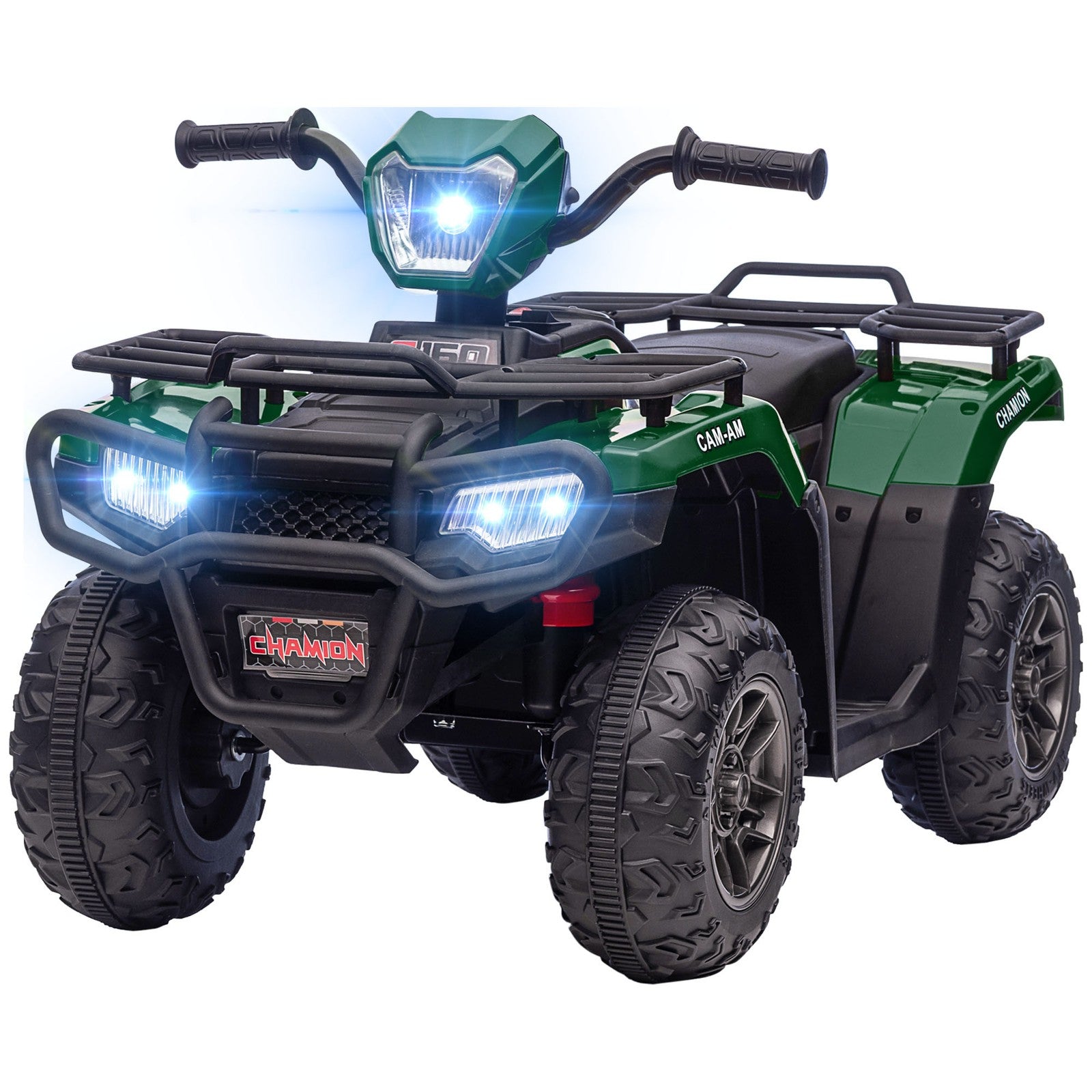 12V Battery Operated Kids 4-Wheeler ATV for Ages 3-5 Green Trend Times 3