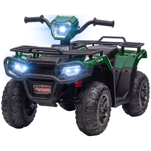 12V Battery Operated Kids 4-Wheeler ATV for Ages 3-5 Green Trend Times 3