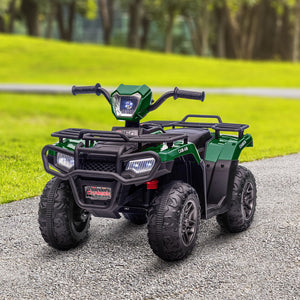 12V Battery Operated Kids 4-Wheeler ATV for Ages 3-5 Green Trend Times 8