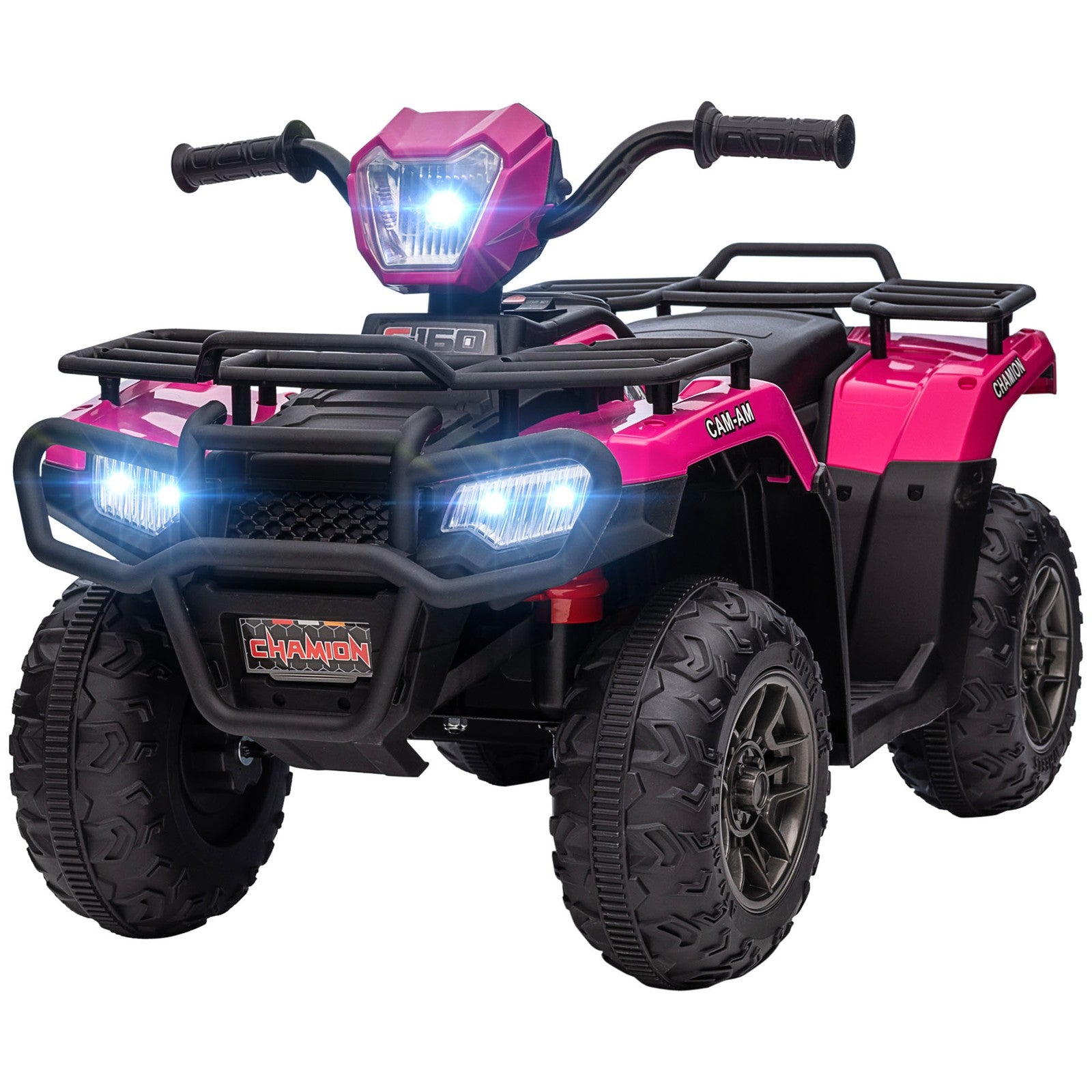 12V Battery-Powered Kids 4-Wheeler ATV for Ages 3-5 Pink Trend Times 3