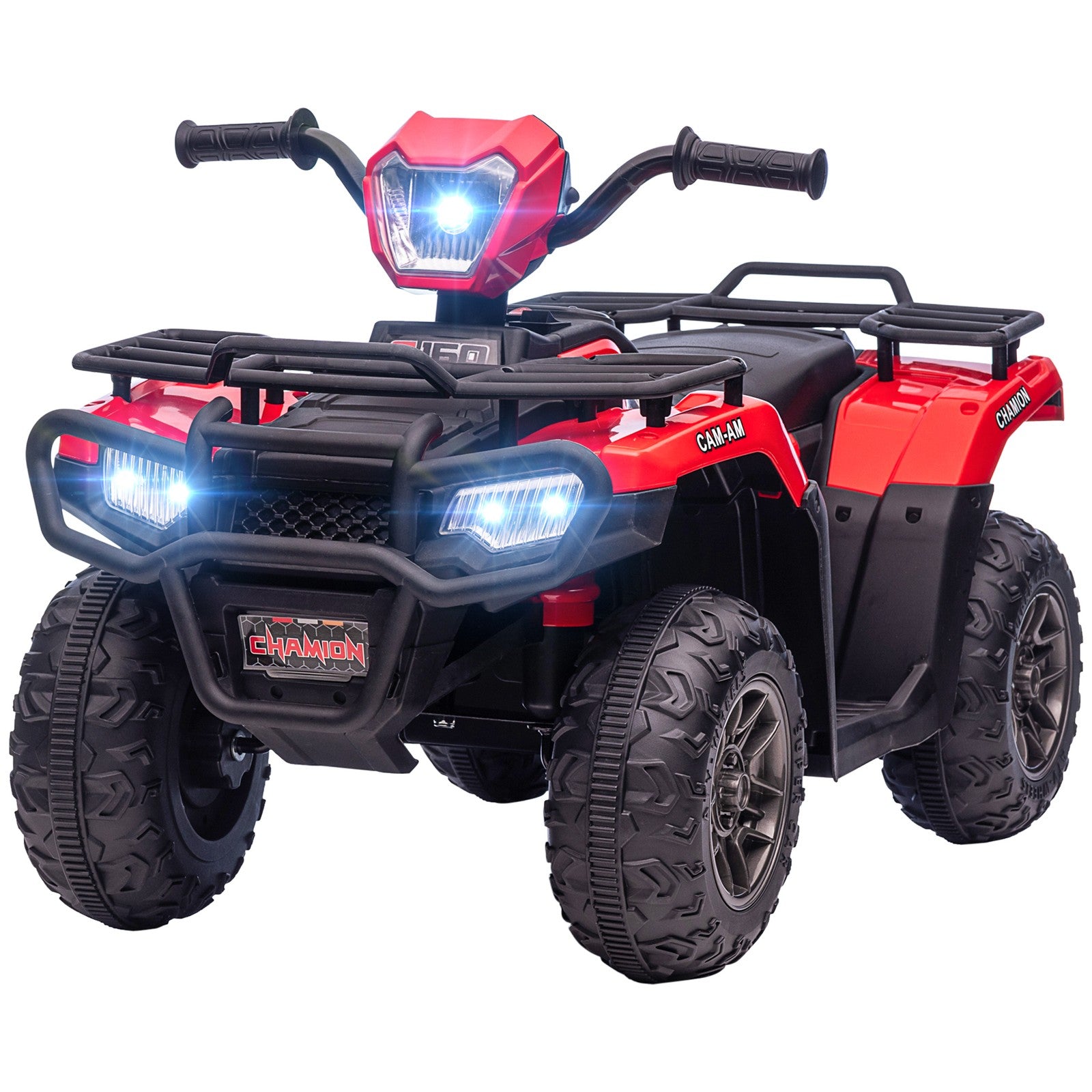 12V Battery Operated Kids 4-Wheeler ATV for Ages 3-5 Red Trend Times 3