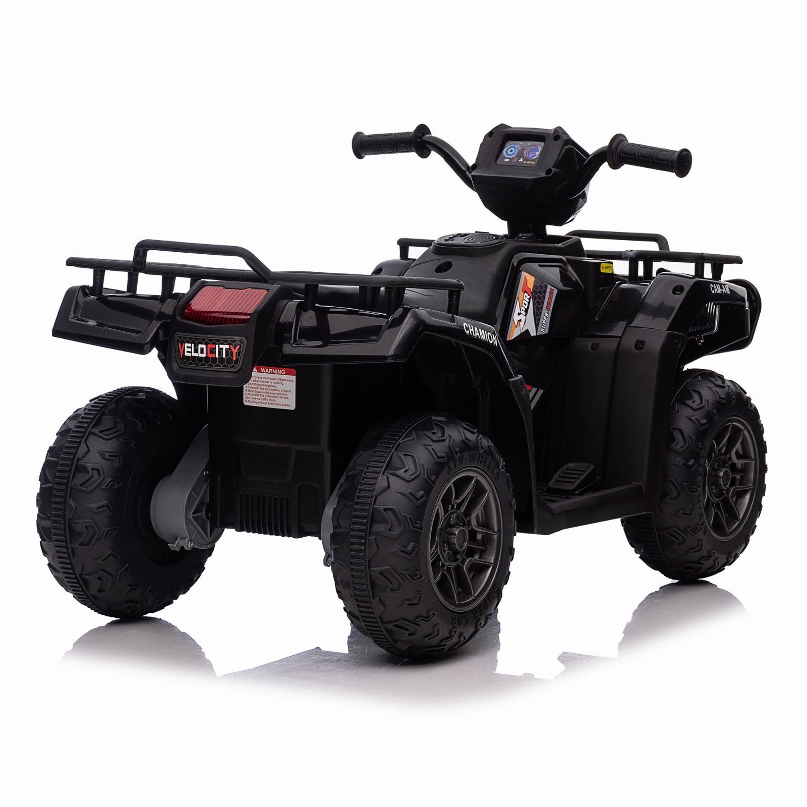 12V Kids Electric 4-Wheeler ATV with LED Lights, MP3 Player, and Adjustable Speed Trend Times 4