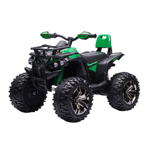 12V Kids ATV Quad Toy Car with Music and Headlights Green Trend Times 3