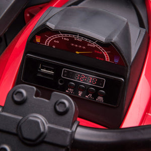12V Kids Red ATV Quad Car Toy with Music and Headlights Trend Times 10