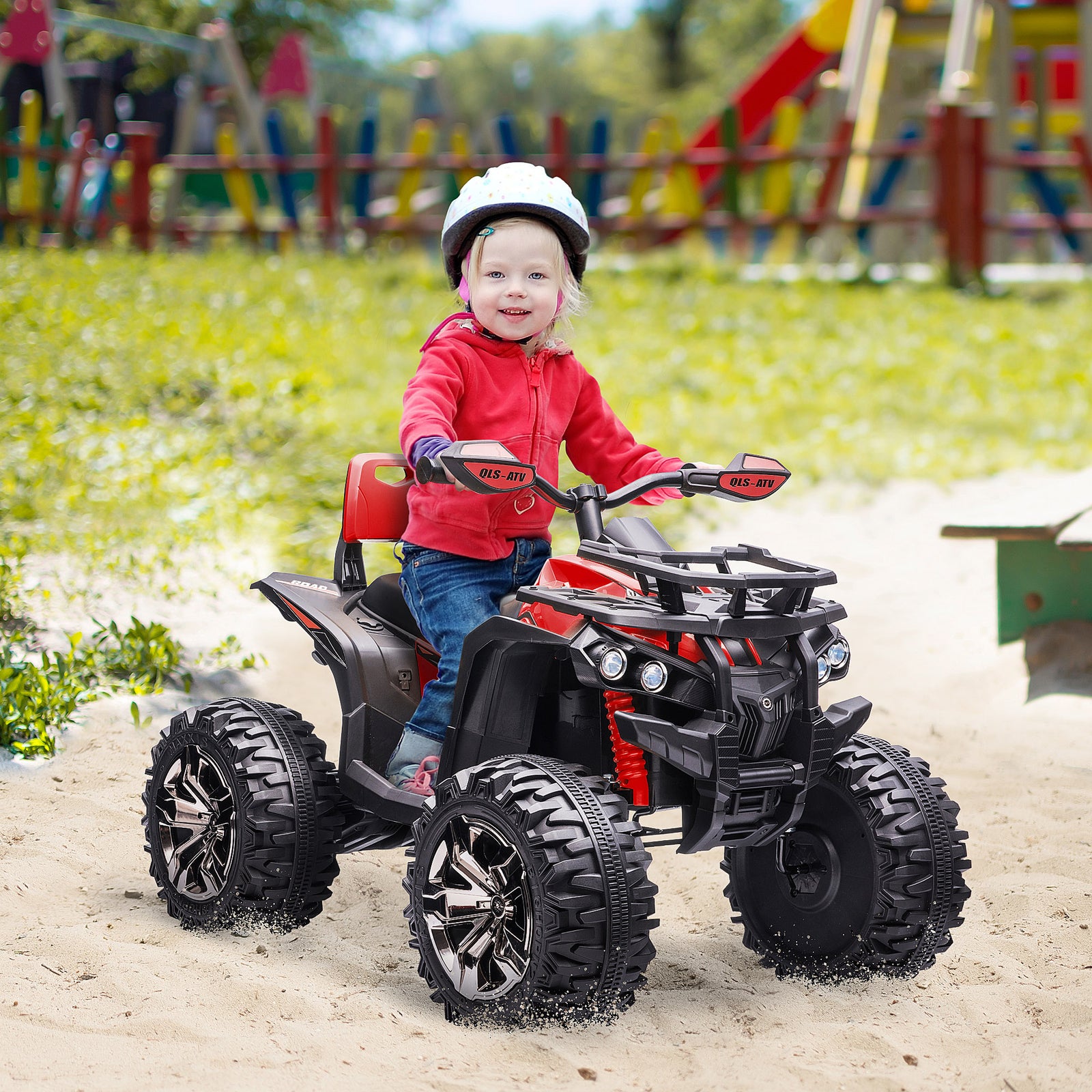 12V Electric Kids ATV Ride-On Car with Music and Realistic Headlights Trend Times 1