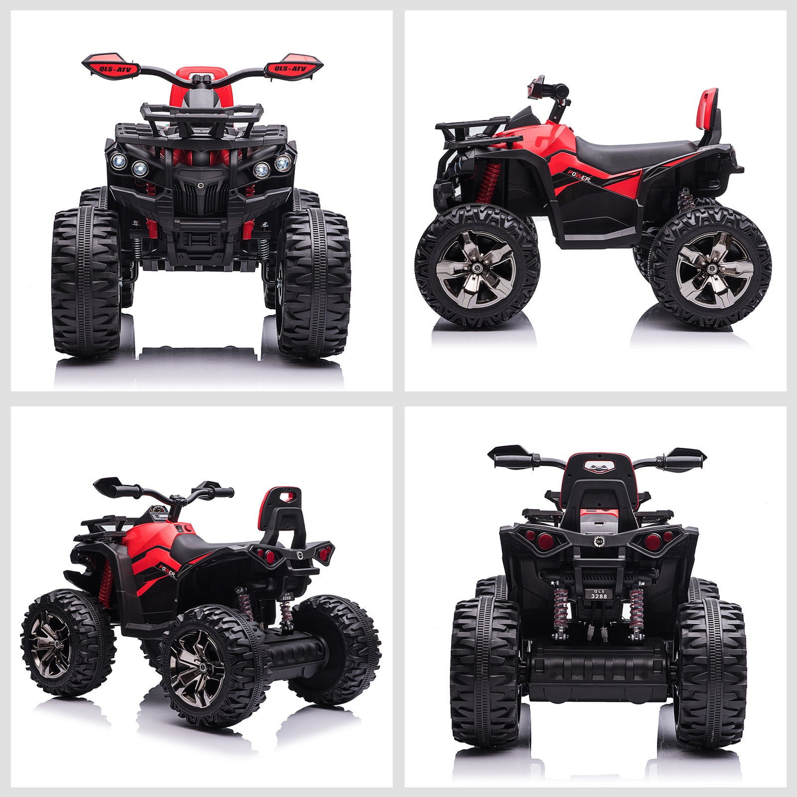 12V Electric Kids ATV Ride-On Car with Music and Realistic Headlights Trend Times 6