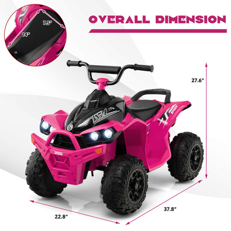 12V Kids ATV Ride-On with Adjustable Speed and Comfortable Seat for Outdoor Fun Trend Times 4