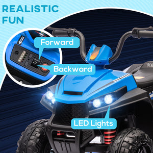 12V Kids ATV with Spring Suspension and Forward/Reverse Drive Blue Trend Times 5
