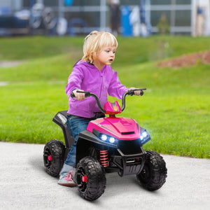 12V Kids ATV with Spring Suspension and Forward/Reverse Drive Pink Trend Times 0