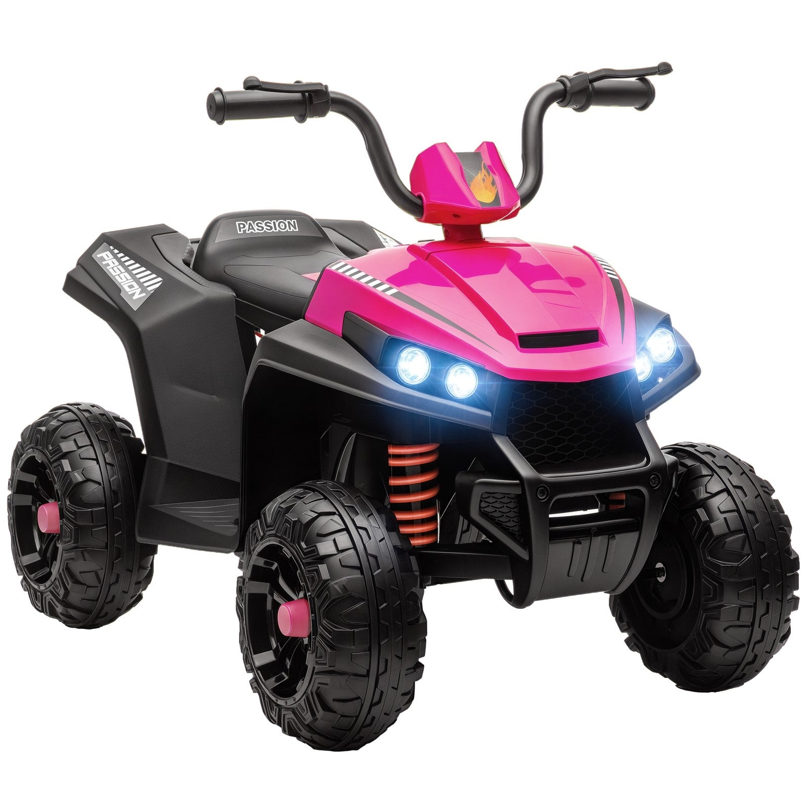 12V Kids ATV with Spring Suspension and Forward & Reverse Drive Pink Trend Times 0