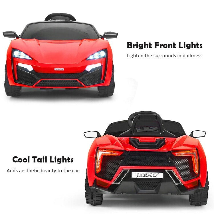12V Battery-Powered Electric Ride-On Car for Toddlers with Remote Control and Lights Trend Times 6