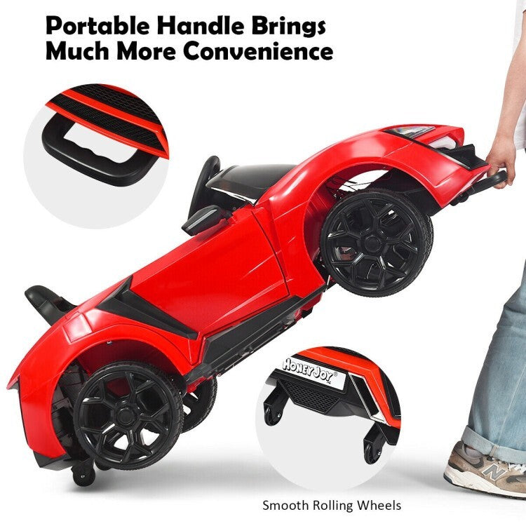 12V Battery-Powered Electric Ride-On Car for Toddlers with Remote Control and Lights Trend Times 9