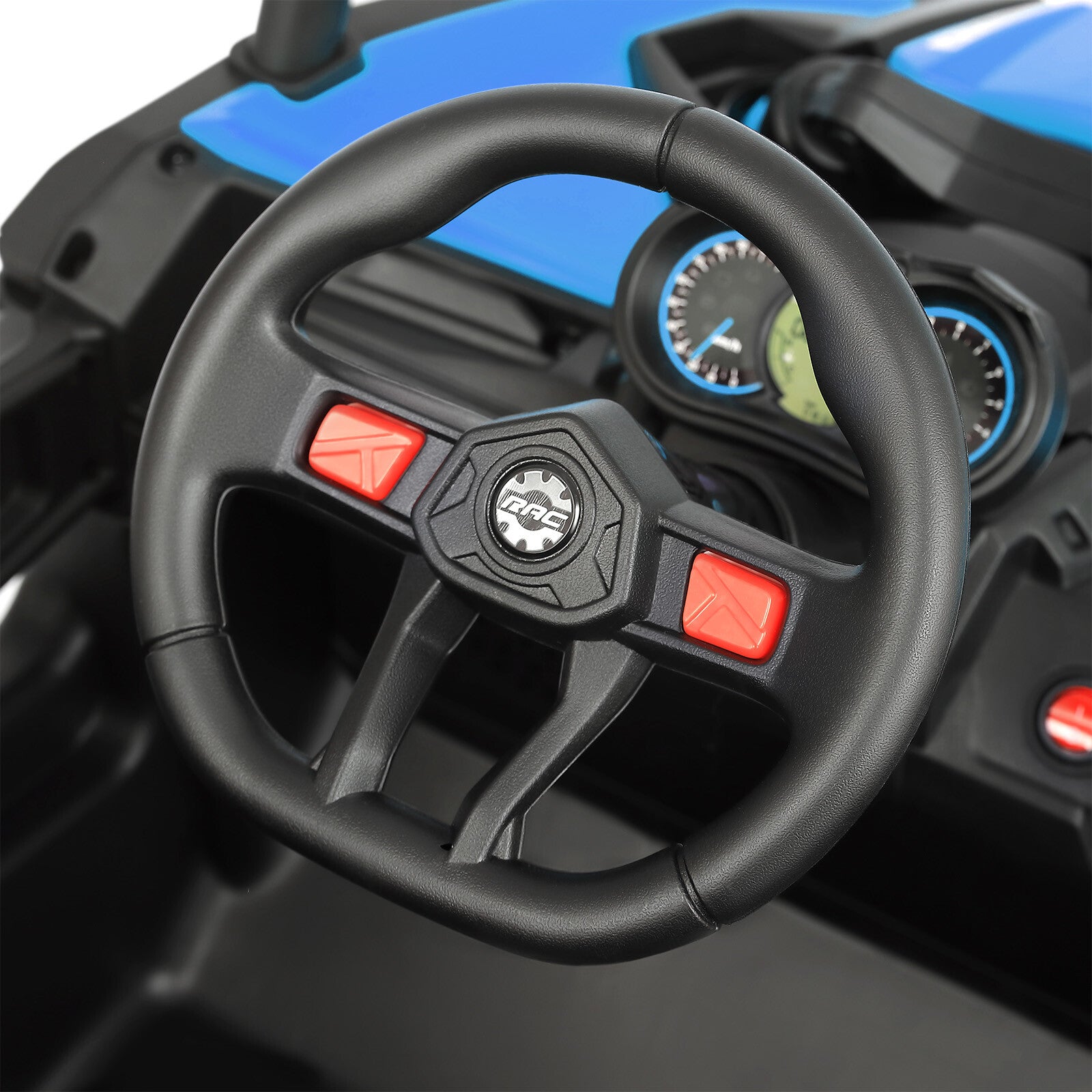 12V Blue Kids Electric Off-Road Ride-On UTV Vehicle with Music, LED Lights, and Remote Control Trend Times 11