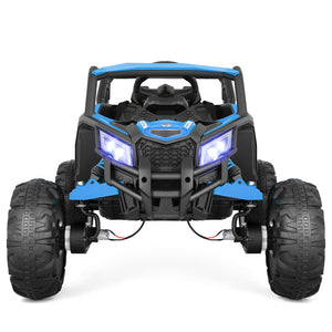 12V Blue Kids Electric Off-Road Ride-On UTV Vehicle with Music, LED Lights, and Remote Control Trend Times 20