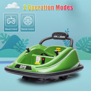 12V Kids Twin Motor Bumper Ride-On Car with Remote Control, LED Lights, and 360° Rotation Trend Times 11