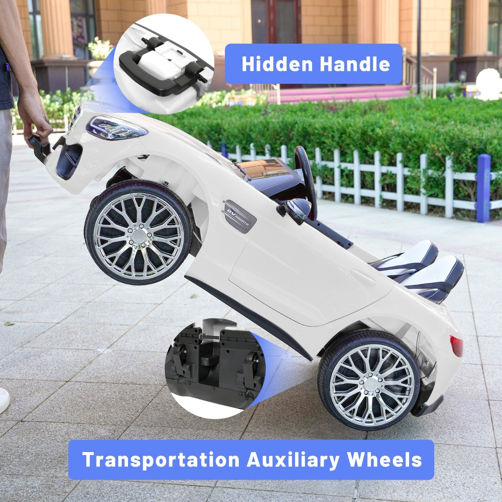 12V Electric Kids Ride-On Car with 2 Seats, 55W Dual Motors, and Remote Control Trend Times 3