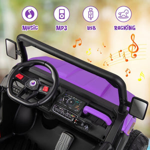 12V Electric Ride-On Dump Truck for Kids with 2 Seats, 4 Wheels, and Remote Control Trend Times 10