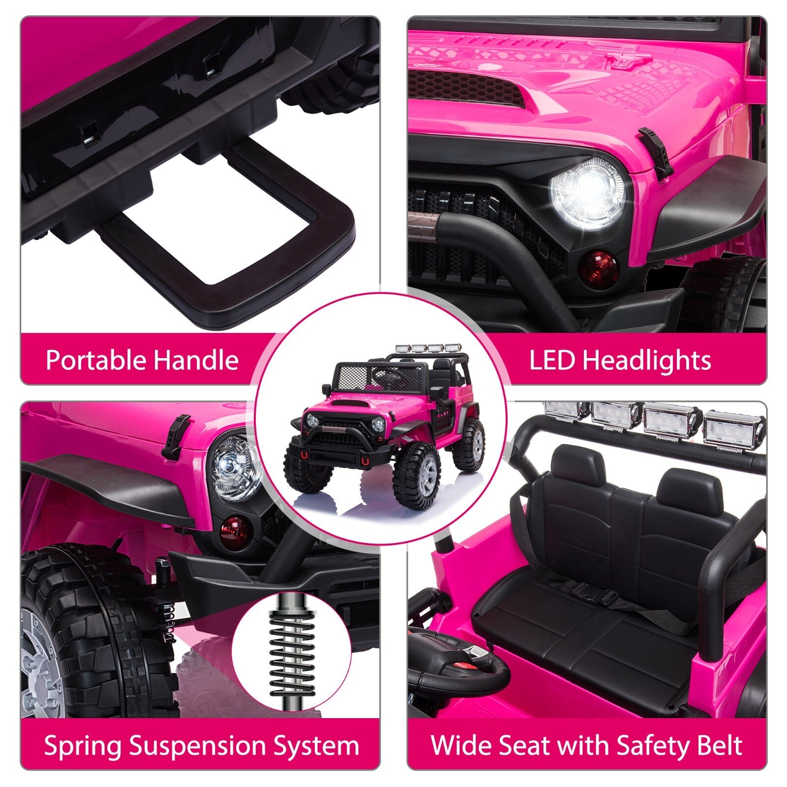 12V Electric Ride-On Car for Kids with Remote Control, Suitable for Ages 3-8 Years Trend Times 2