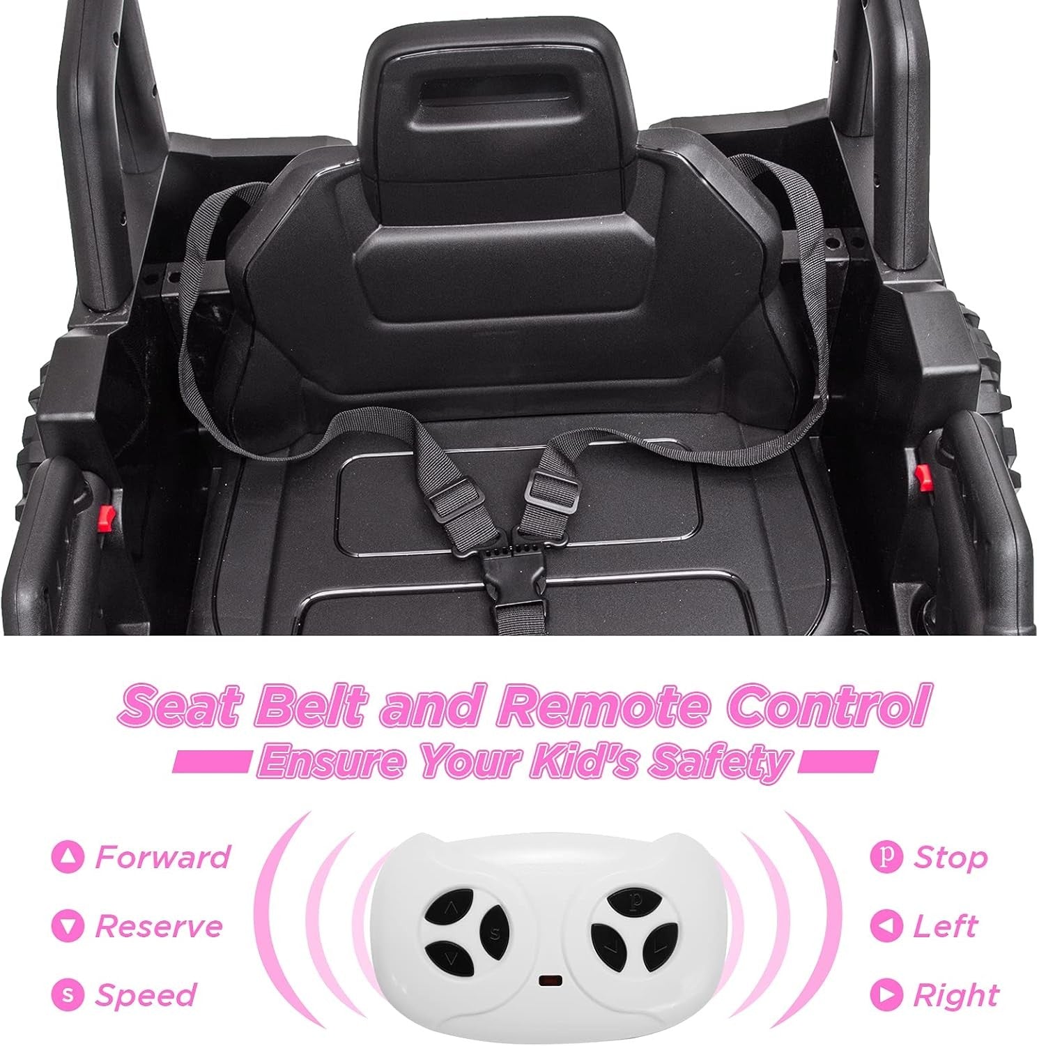 12V Kids Ride-On Truck with Remote Control, LED Lights, and Music Trend Times 2