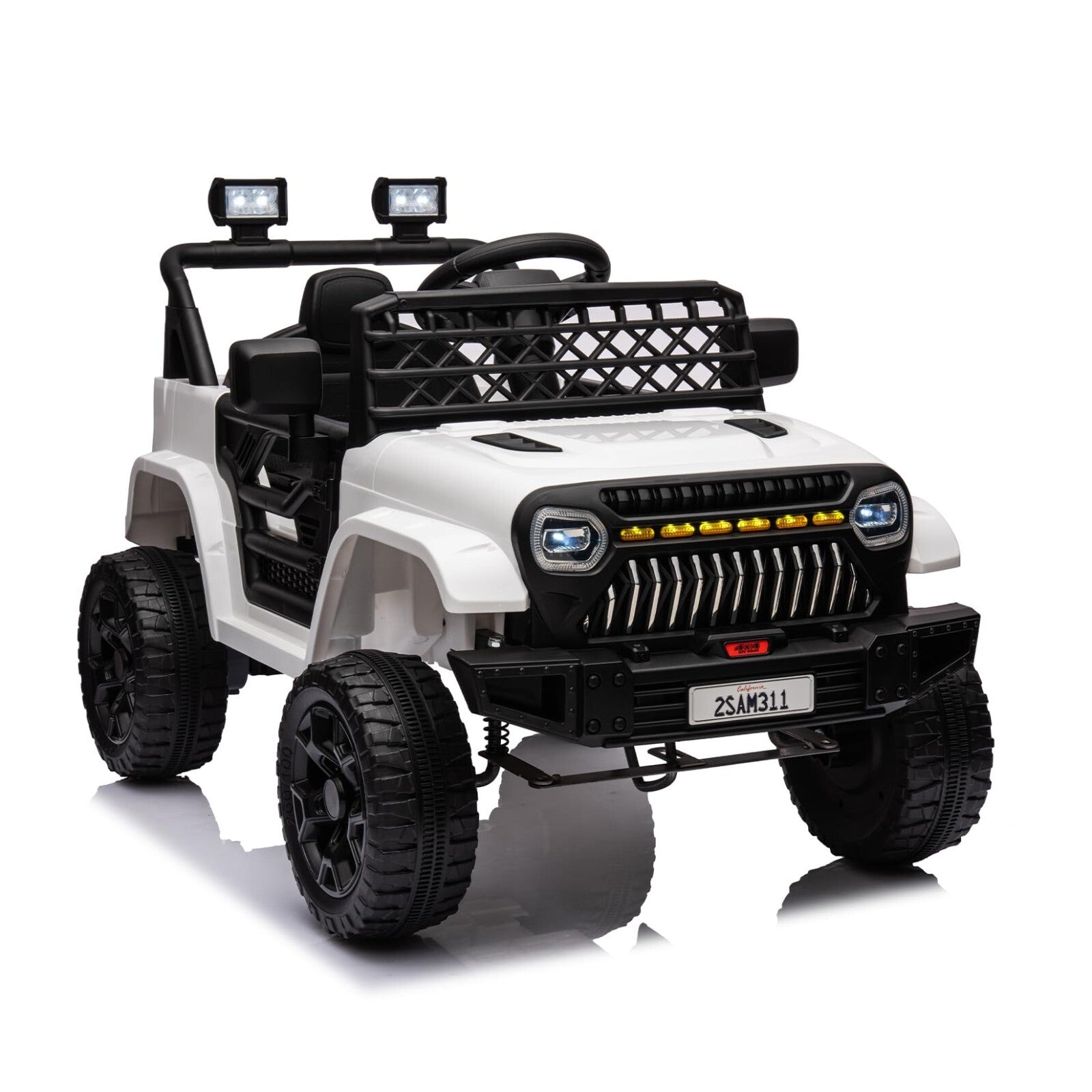 12V Kids Ride-On Truck with Remote Control, LED Lights, and Music Trend Times 8