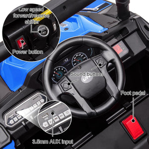 12V Kids Ride-On Truck with Remote Control, Power Wheels, and LED Lights Trend Times 4