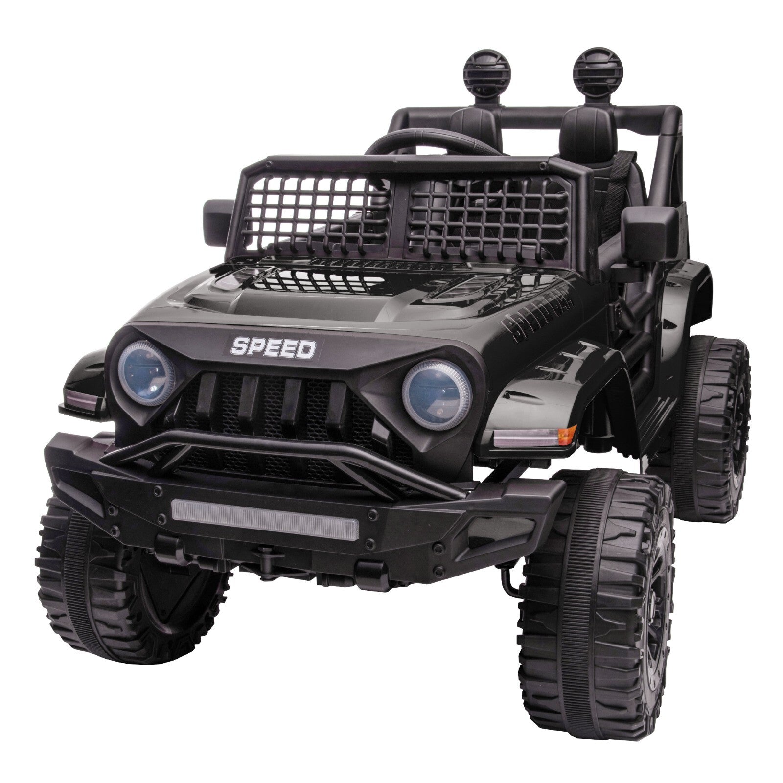 12V Electric Ride-On Jeep for Kids with 2x55W Motors, Battery Power, and Remote Control Trend Times 0