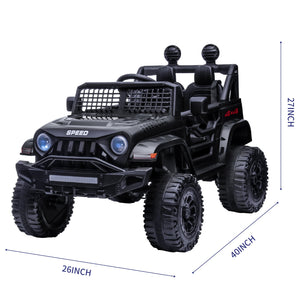 12V Electric Ride-On Jeep for Kids with 2x55W Motors, Battery Power, and Remote Control Trend Times 6